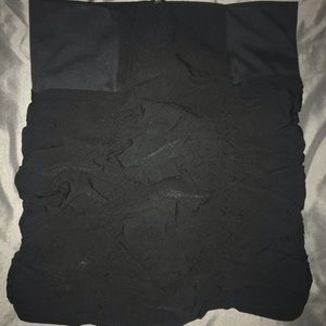 Ruffled pencil skirt